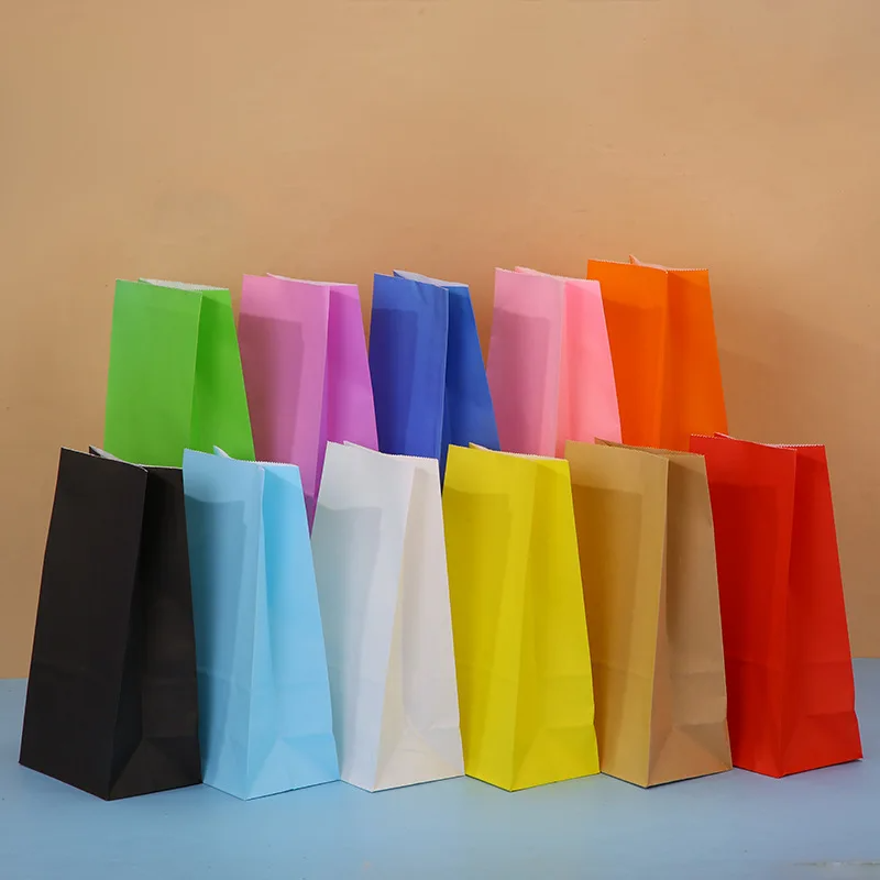 Event Party Shop - 10/20/50 шт. разноцветных крафт-пакетов для еды,