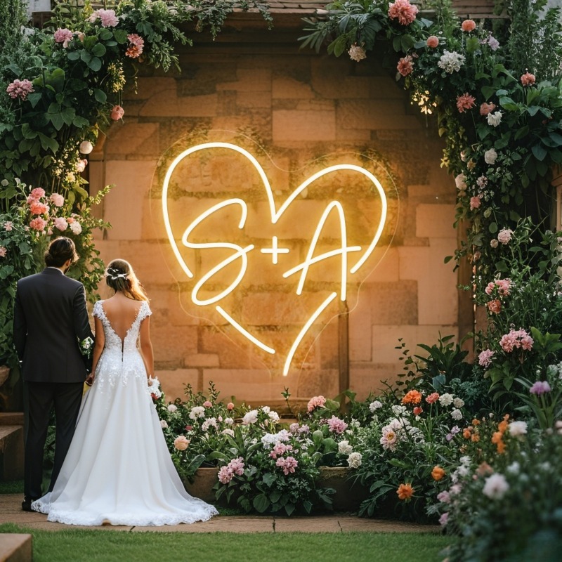 Neon Sign Party - Светодиодная неоновая вывеска в форме сердца