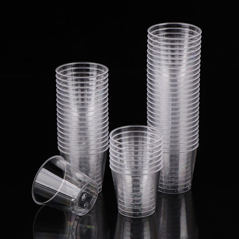 Plastic Cup 50Pcs - 50 шт./компл. одноразовые стаканчики 30 мл