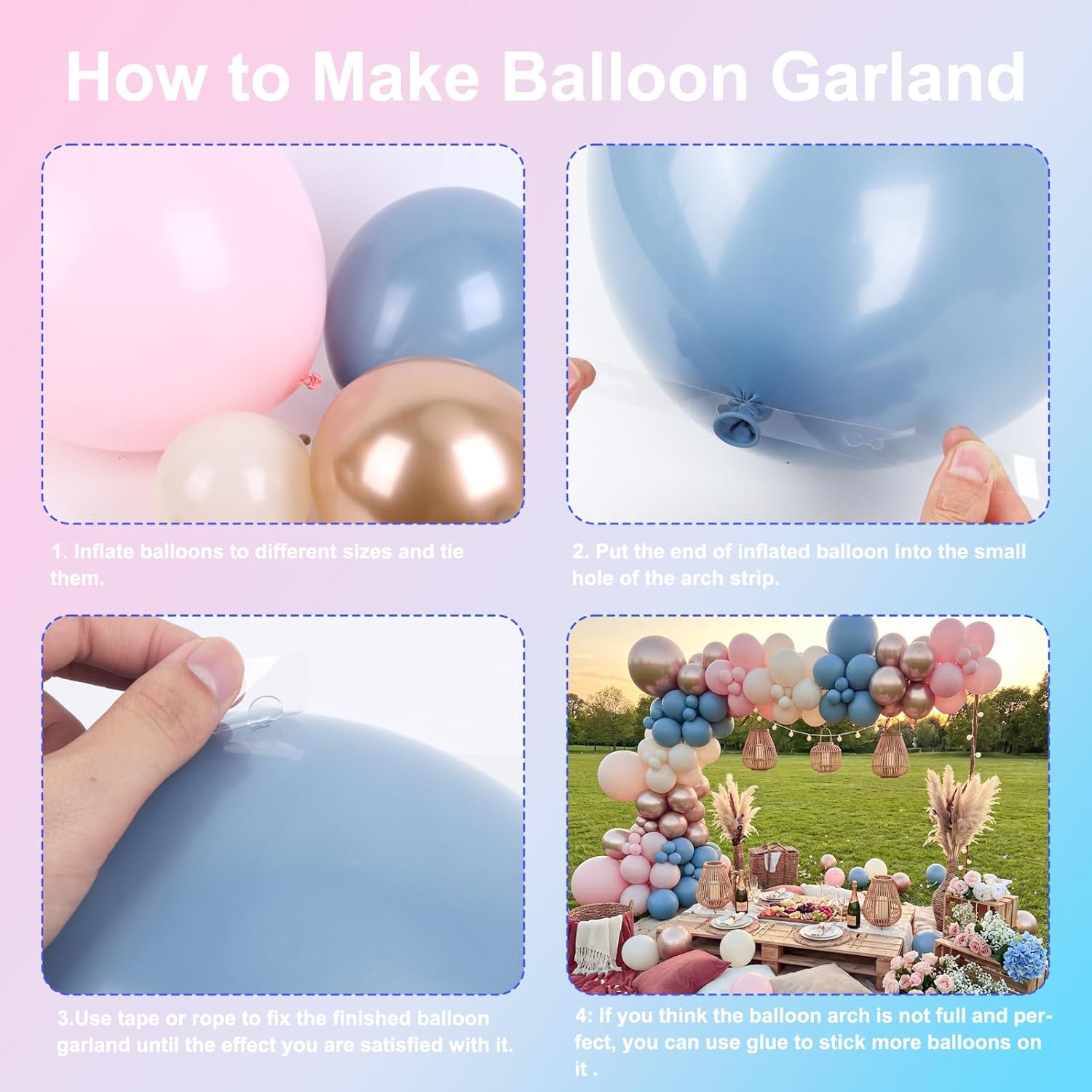Набор гирлянд из латексных шар – обзор и цена Balloon Arch Kit