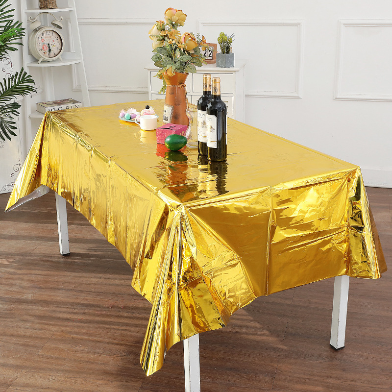137 см * 183 см розовые, золот – обзор и цена Table Cloth Disposable