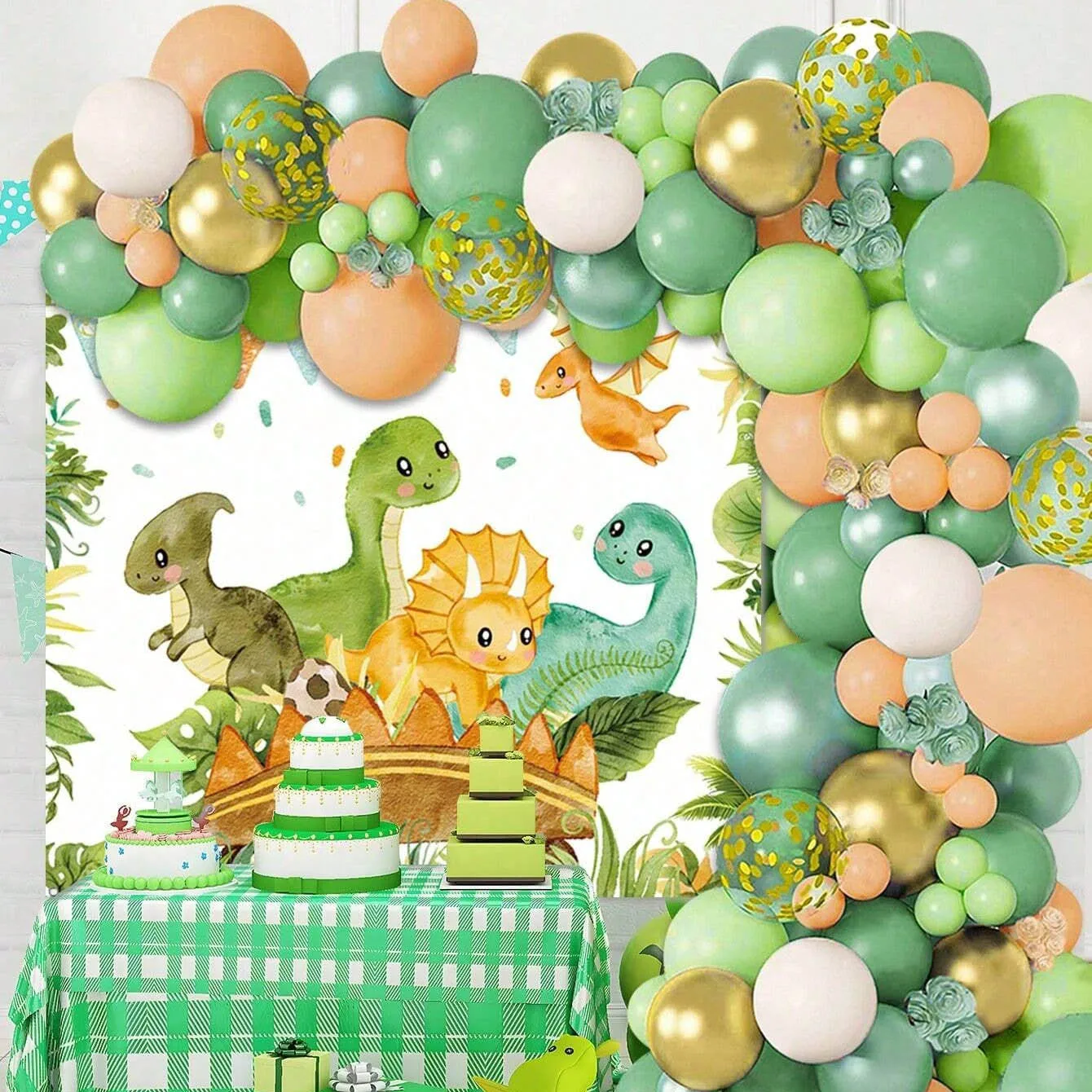 Набор воздушных шаров с диноза – обзор и цена Balloon Arch Kit