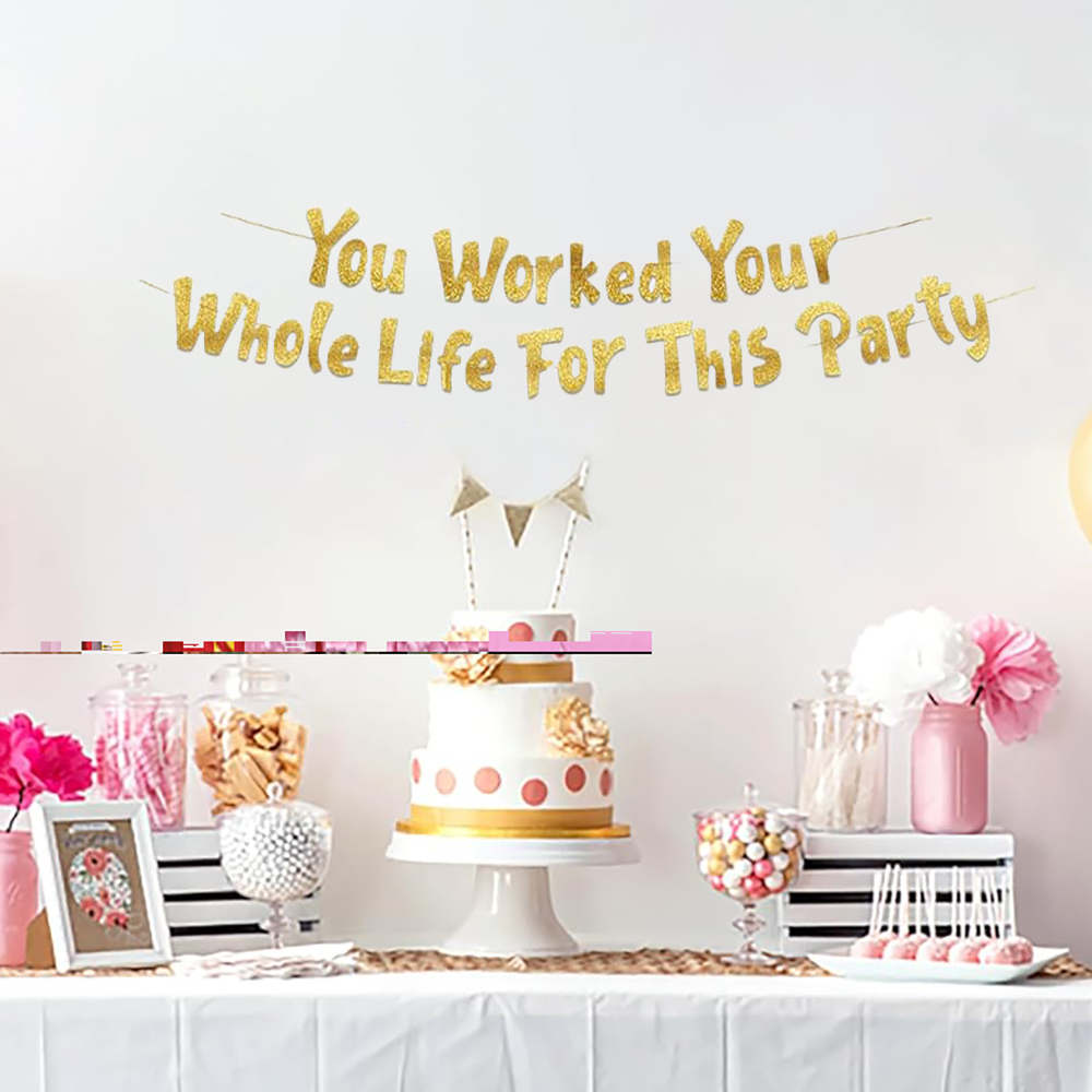 Декорации для вечеринки по слу – обзор и цена Party Banner Gold