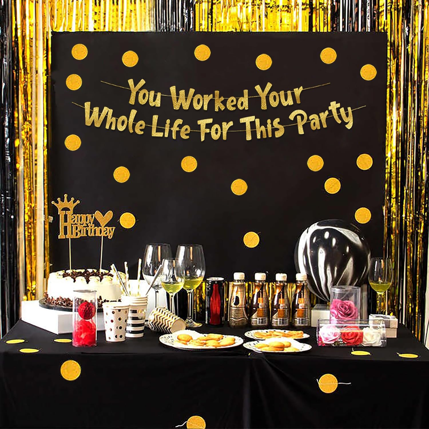Декорации для вечеринки по слу – обзор и цена Party Banner Gold